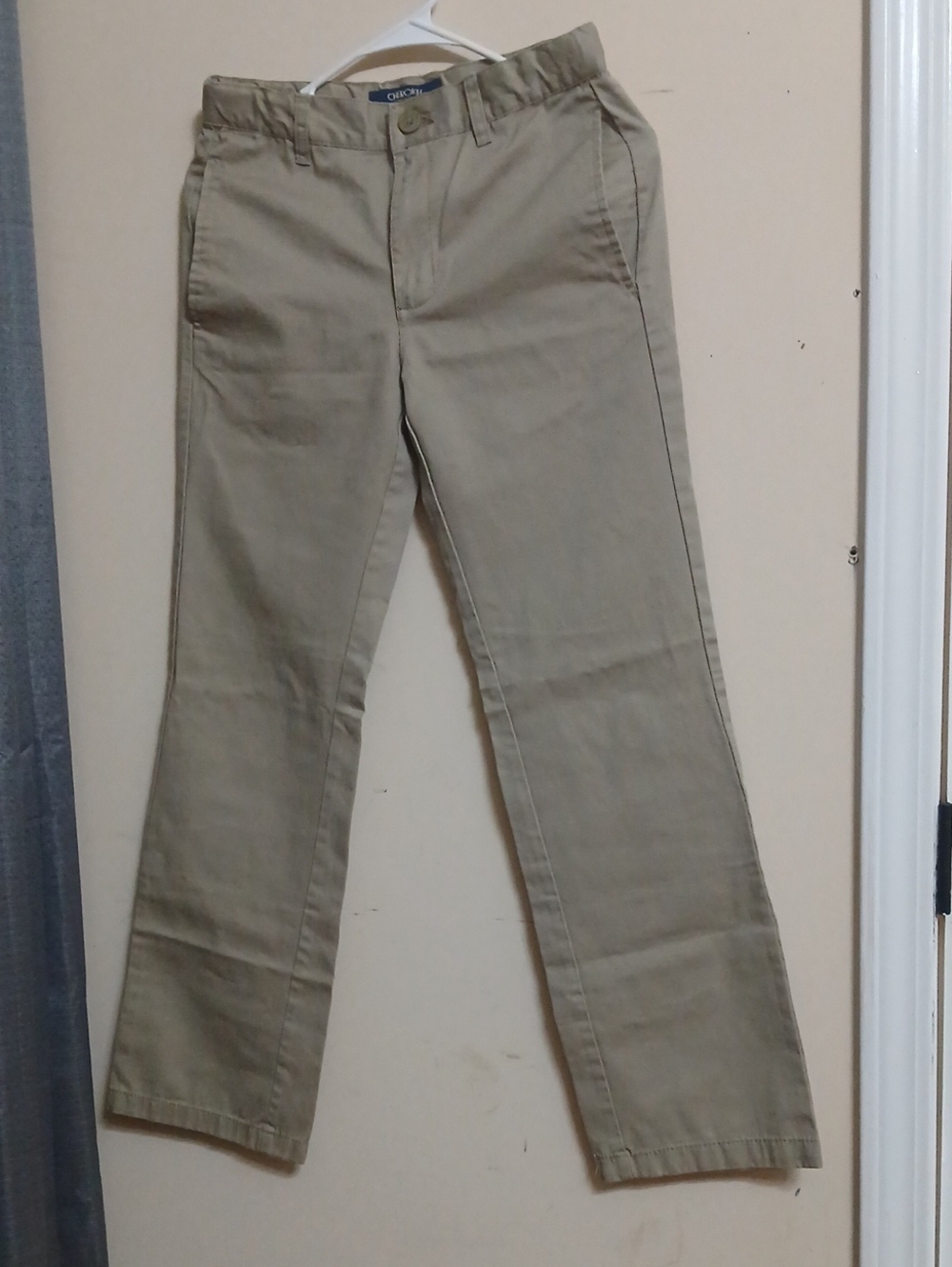 Cherokee Boy's Tan Straight-Leg Chinos
